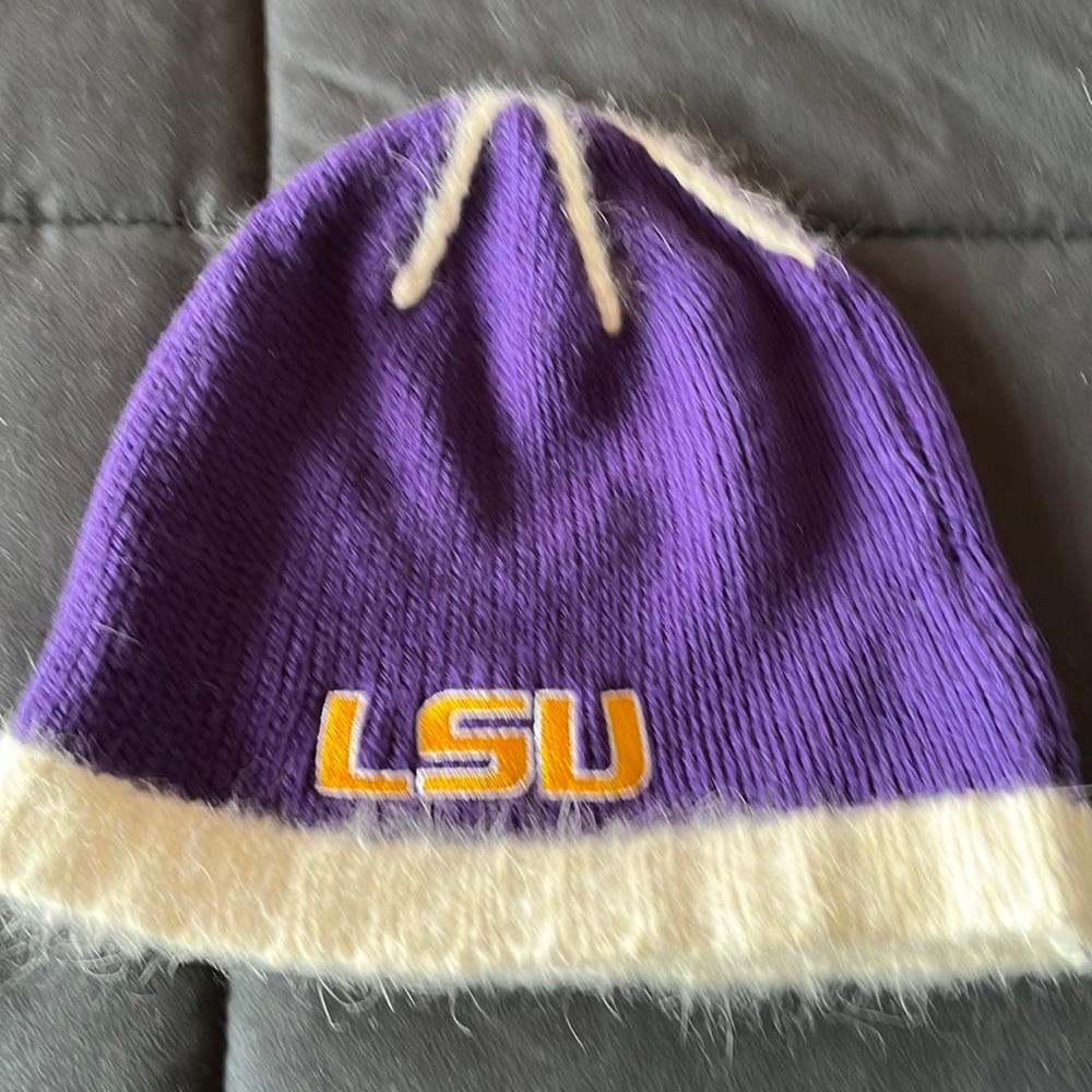 LSU knit cap